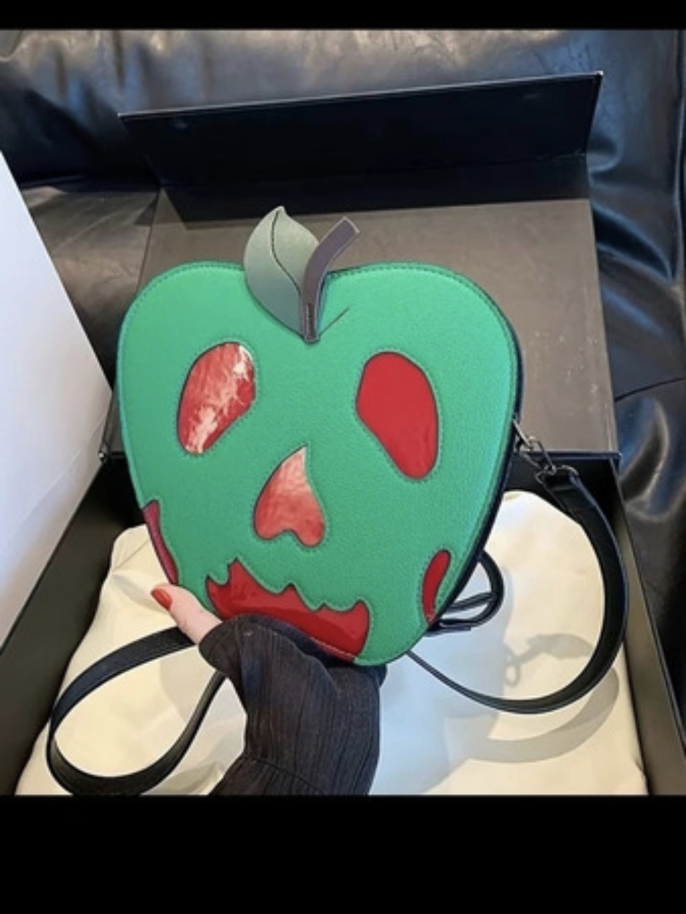 Loungefly Disney Snow White Evil Queen Poison Apple Crossbody Bag